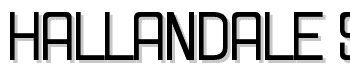 Hallandale-Square-Jl font